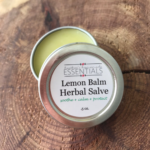 Lemon Balm Herbal Salve w/ Calendula